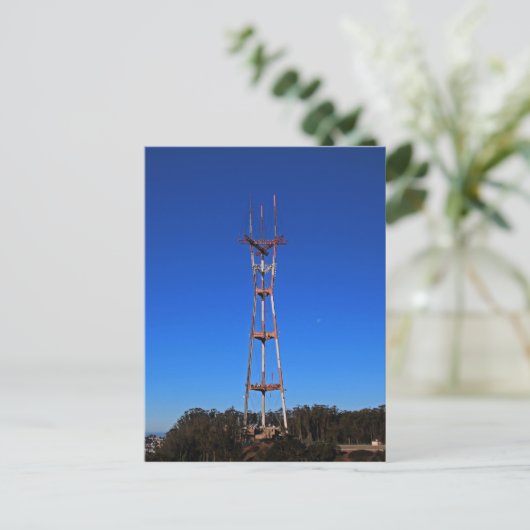 Sutro Tower horizontal Postkarte (Stehend Vorderseite)