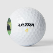 Sutter Buttes Mountain das Bull Foto, Golf. Golfball (Logo)
