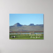 Sutter Buttes Mountain Range Leinwanddruck (Vorderseite)