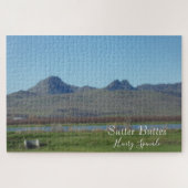 Sutter Buttes Mountain Range Puzzle (Horizontal)