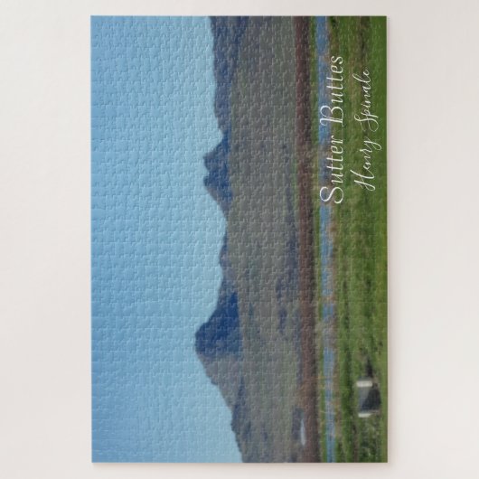 Sutter Buttes Mountain Range Puzzle (Vertikal)