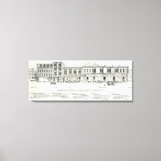 Sutter Süd Kearny und Grant Leinwanddruck (Vorderseite)
