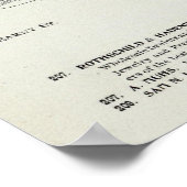 Sutter Süd Kearny und Grant Poster (Ecke)