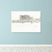 Sutter Süd Sansome und Montgomery Leinwanddruck (Insitu (Holzboden))