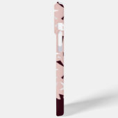 Suttil Geometry: Sterne & Dreiecke – Rosa Case-Mate iPhone Hülle (Rückseite / Links)
