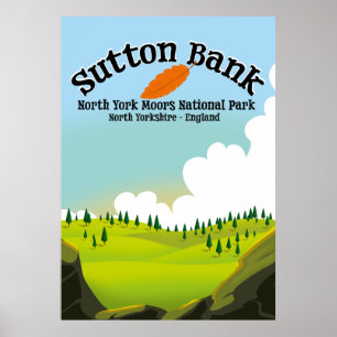 Sutton Bank North York Moors Nationalpark Poster
