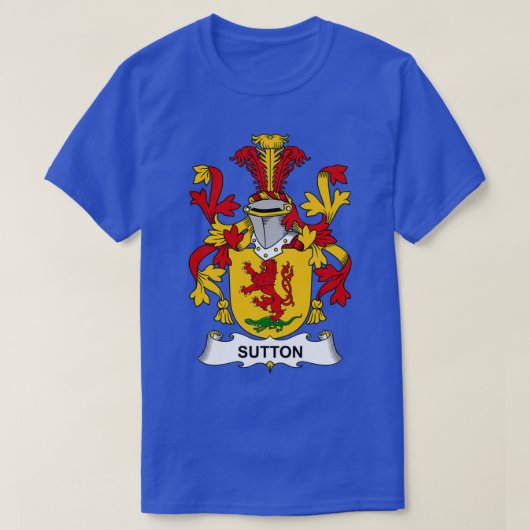 Sutton Coat of Arms Familienwappen 1 T-Shirt (Design vorne)
