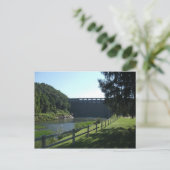 Sutton Dam am Elk River, Sutton, West Virgina Postkarte (Stehend Vorderseite)