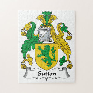 Sutton Familienwappen Puzzle