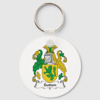 Sutton Familienwappen Schlüsselanhänger
