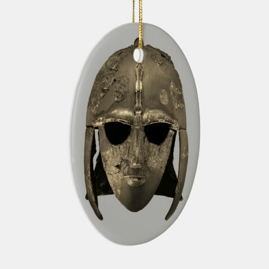 Sutton Hoo Helm Keramik Ornament (Rechts)
