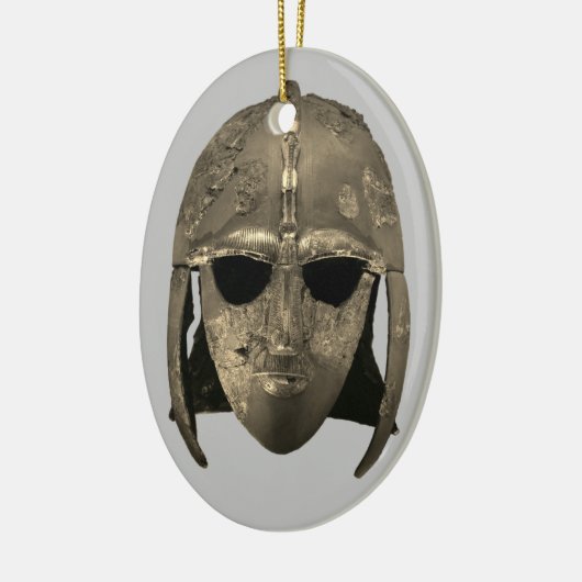 Sutton Hoo Helm Keramik Ornament (Links)