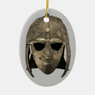 Sutton Hoo Helm Keramik Ornament