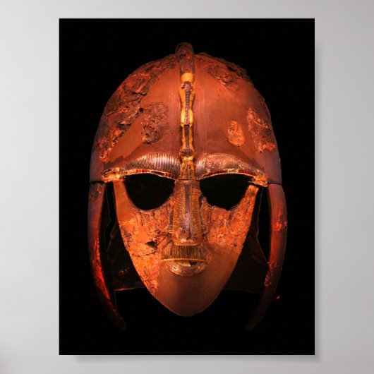 Sutton Hoo Helm Poster (Vorne)