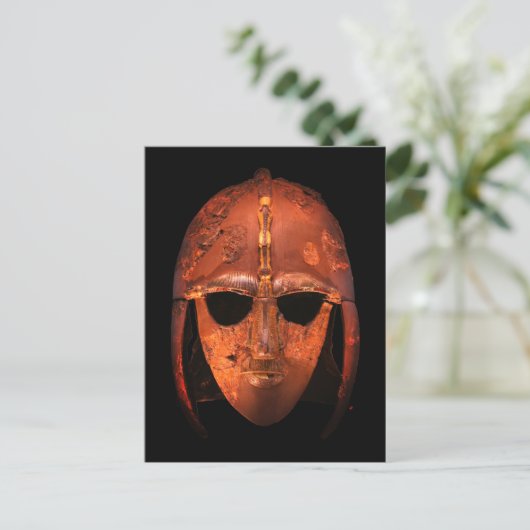 Sutton Hoo Helm Postkarte (Stehend Vorderseite)