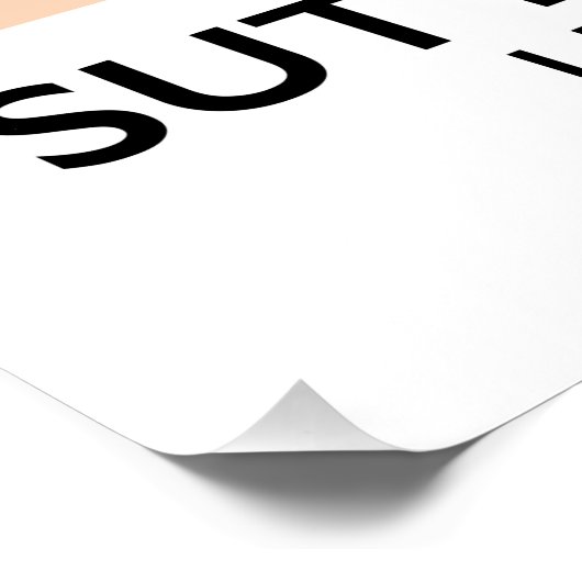 Sutton on Sea Seaside Reiseplakat. Poster (Ecke)