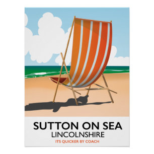 Sutton on Sea-Seereiseplakat. Poster