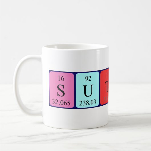 Sutton Periodenname Tasse (Links)