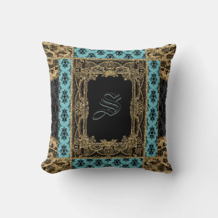 Sutton Place Montague Viktorianisch Monogram Kissen