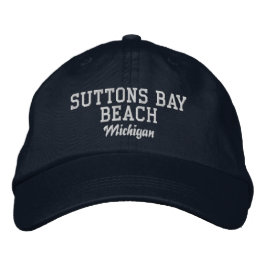 Suttons Bay Beach Michigan Baseball Hat Bestickte Baseballkappe
