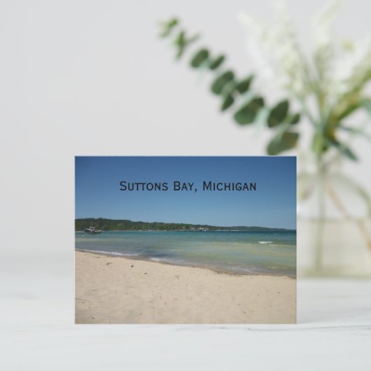 Suttons Bay Michigan Post Card Postkarte (Stehend Vorderseite)