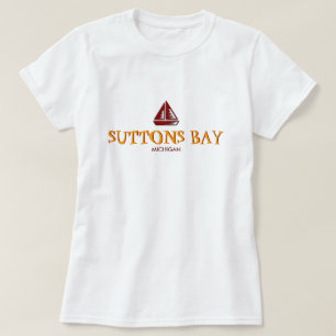SUTTONS BUCHT, MICHIGAN, Damen-Baby - Puppe T-Shirt