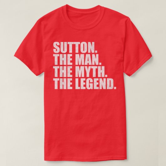 SuttonSutton Name Sutton Vorname T-Shirt (Design vorne)