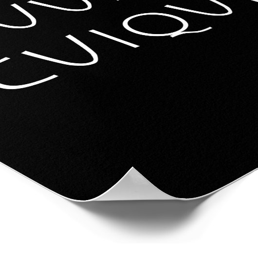 Suumcuique Poster (Ecke)