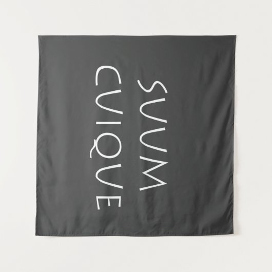 Suumcuique Wandteppich (Vorderseite (Horizontal))