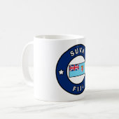 Suva Fiji Kaffeetasse (Vorderseite Links)