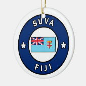Suva Fiji Keramik Ornament (Links)