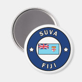 Suva Fiji Magnet (Vorderseite/Rückseite)