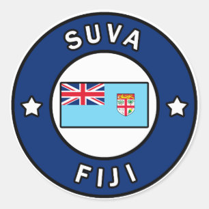 Suva Fiji Runder Aufkleber