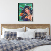 Suvarna mermaid art by Renee L. Lavoie Leinwanddruck (Insitu (Schlafzimmer))