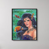 Suvarna mermaid art by Renee L. Lavoie Leinwanddruck (Vorderseite)