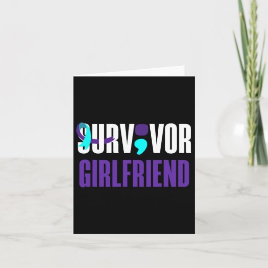 Suvidor Girlfriend Support Suizidprävention Awar Karte (Vorderseite)