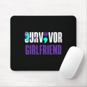 Suvidor Girlfriend Support Suizidprävention Awar Mousepad (Mit Mouse)