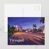 Suvorov-Platz Moldawien Postkarte (Vorne/Hinten)