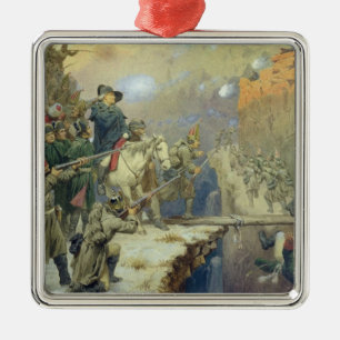 Suvorov, welches die Brücke des Teufels im Jahre Ornament Aus Metall