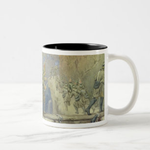 Suvorov, welches die Brücke des Teufels im Jahre Zweifarbige Tasse