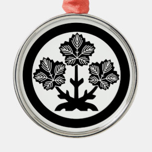 Suwa Maulbeerblatt Silbernes Ornament