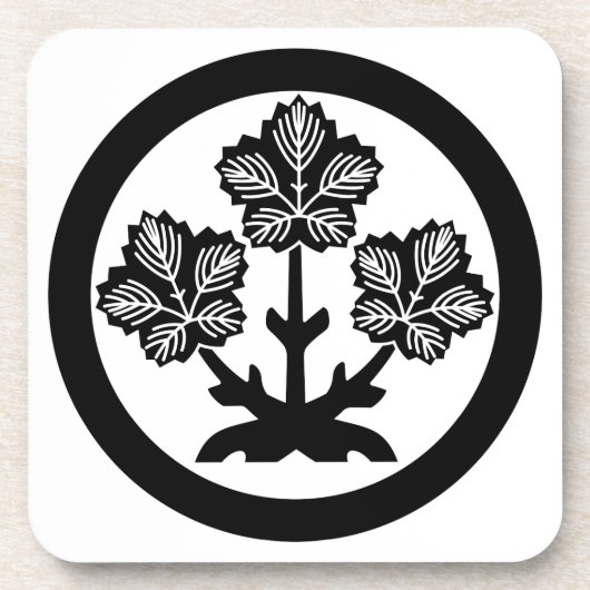 Suwa-Maulbeerblatt Untersetzer (Vorderseite)