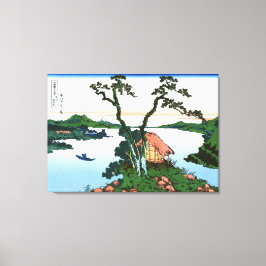 Suwa-See in der Provinz Shinano Leinwanddruck