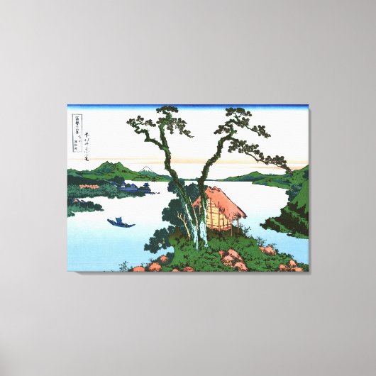 Suwa-See in der Provinz Shinano Leinwanddruck (Vorderseite)