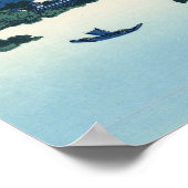 Suwa-See in der Provinz Shinano Poster (Ecke)