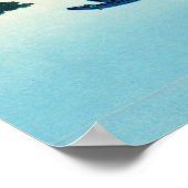 Suwa-See in der Provinz Shinano Poster (Ecke)