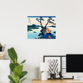 Suwa-See in der Provinz Shinano Poster (Heimbüro)