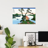Suwa-See in der Provinz Shinano Poster (Heimbüro)