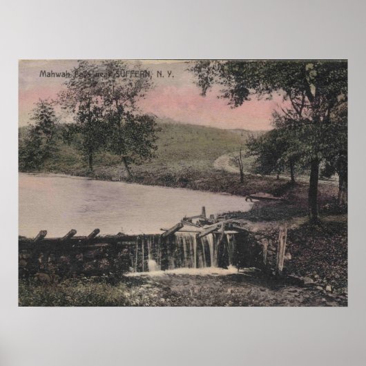 Suwah Falls, Vintag Poster (Vorne)