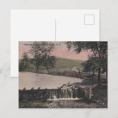 Suwah Falls, Vintag Postkarte (Vorne/Hinten)